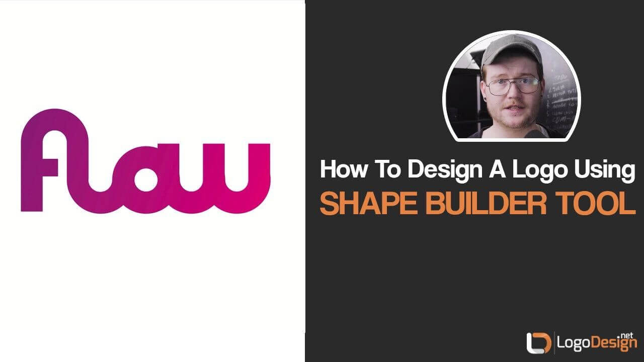 How to design logo with shape builder tool