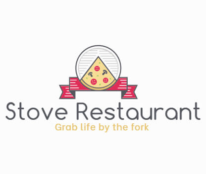 A vibrant restaurant stove with a fork symbolizes seizing life's opportunities through food