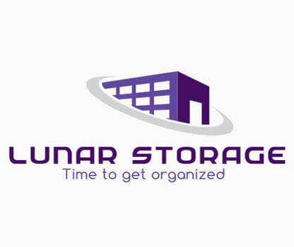 A sleek and modern Lunar Storage Logo