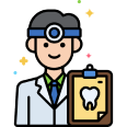 Cartoon Dentist - Web Icon