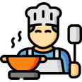 Chef Cooking - Web Icon